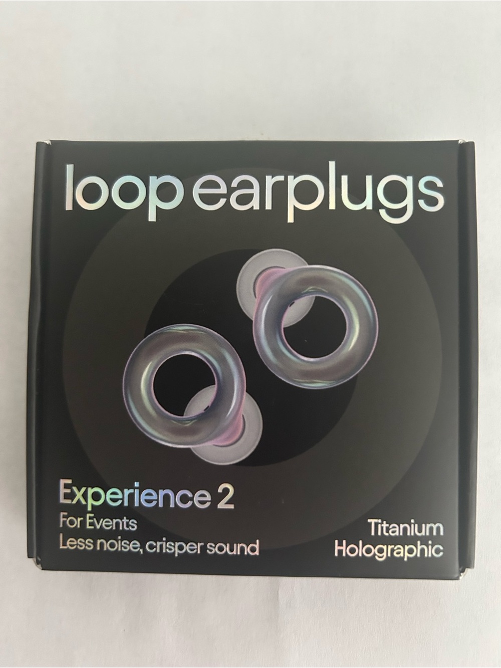 Loop Experience 2 Earplugs Live Events Concerts Festivals Night Outs Titanium